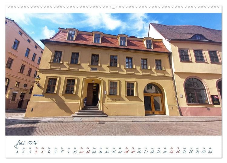 Produktbild: Halle an der Saale. Wir schlendern durch die Heimat von Georg Friedrich H&auml;ndel (hochwertiger Premium Wandkalender 2026 DIN A2 quer), Kunstdruck in Hochglanz