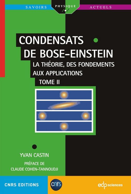 Produktbild: Condensats de Bose-Einstein : la th&eacute;orie, des fondements aux