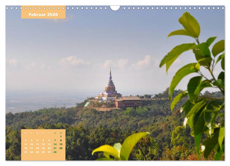 Produktbild: Erlebe mit mir Thailand der Norden (Wandkalender 2026 DIN A3 quer), CALVENDO Monatskalender