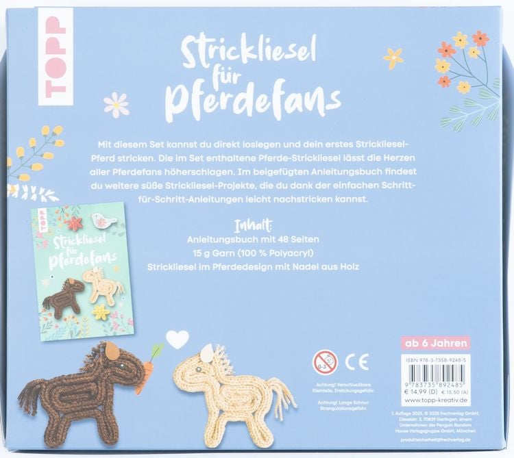 Produktbild: Kreativ-Set Strickliesel f&uuml;r Pferdefans
