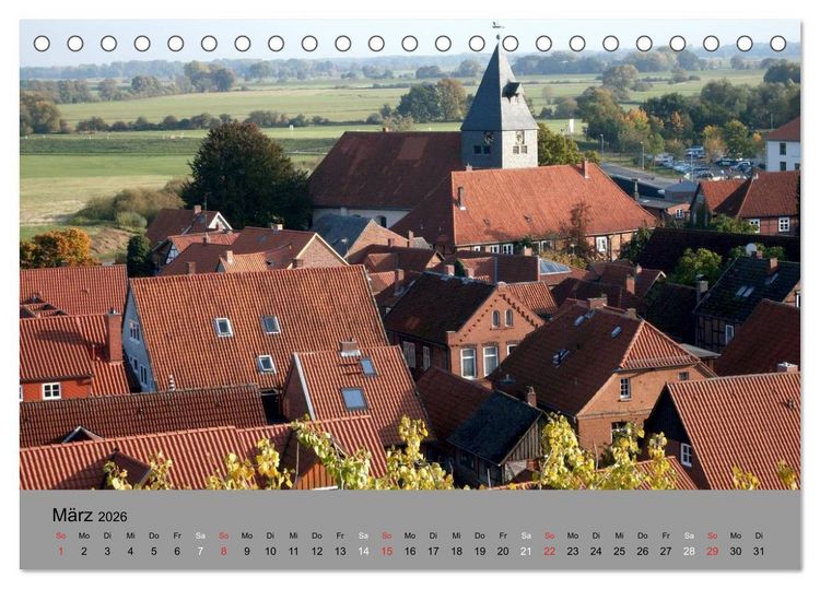 Produktbild: Hitzacker - Impressionen zwischen Elbe und Jeetzel (Tischkalender 2026 DIN A5 quer), CALVENDO Monatskalender