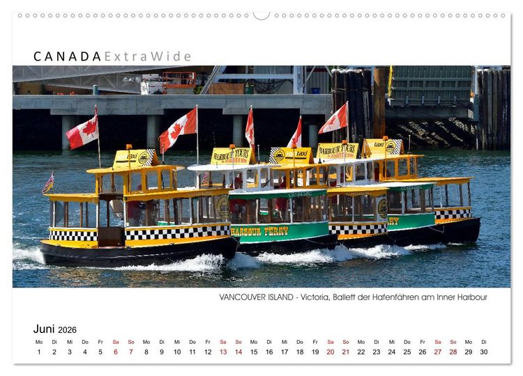 Produktbild: Vancouver Island Panoramabilder (hochwertiger Premium Wandkalender 2026 DIN A2 quer), Kunstdruck in Hochglanz