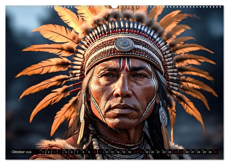 Produktbild: Im weiten Land der Indianer (Wandkalender 2026 DIN A2 quer), CALVENDO Monatskalender