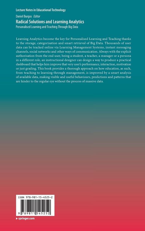 Produktbild: Radical Solutions and Learning Analytics