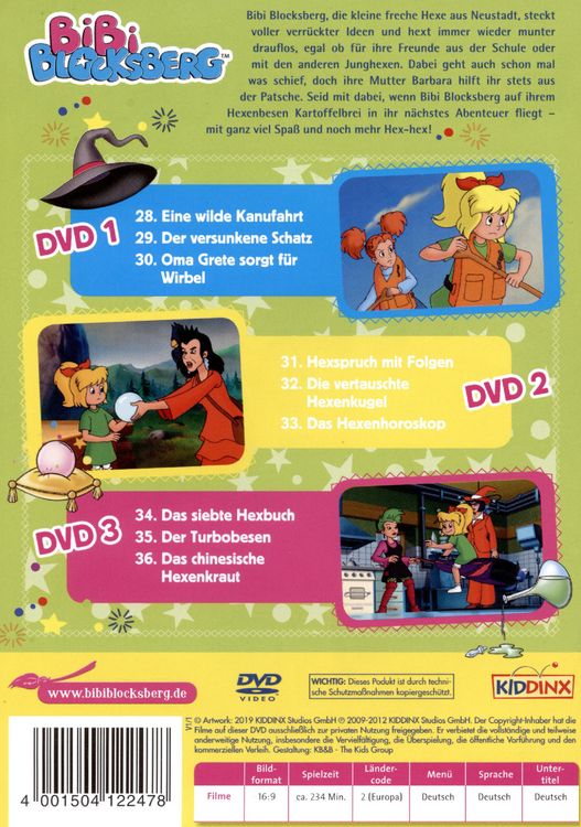Produktbild: Bibi Blocksberg - Box 4 [3 DVDs]