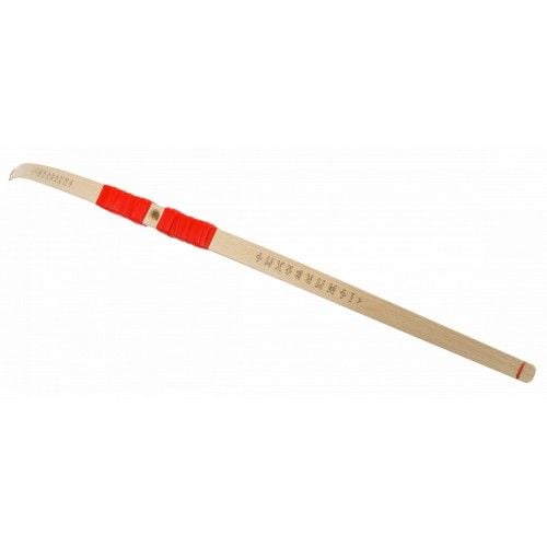 Produktbild: BestSaller 1272 - Kinder-Bogen mit Loch inkl. 3 Pfeilen, Buchenholz, 80cm, Holz-Bogen, Griff mit roter Kunststoffwickelung