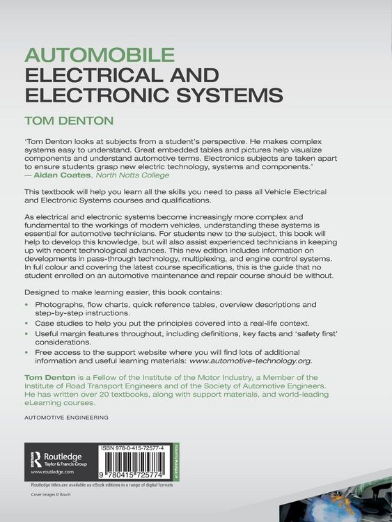 Produktbild: Automobile Electrical and Electronic Systems