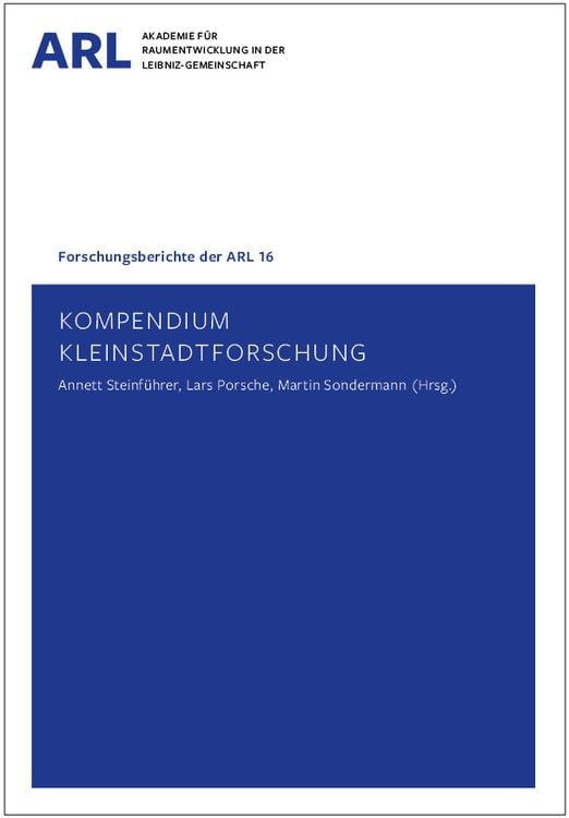 Bild vom Artikel Kompendium Kleinstadtforschung vom Autor Annett Steinführer