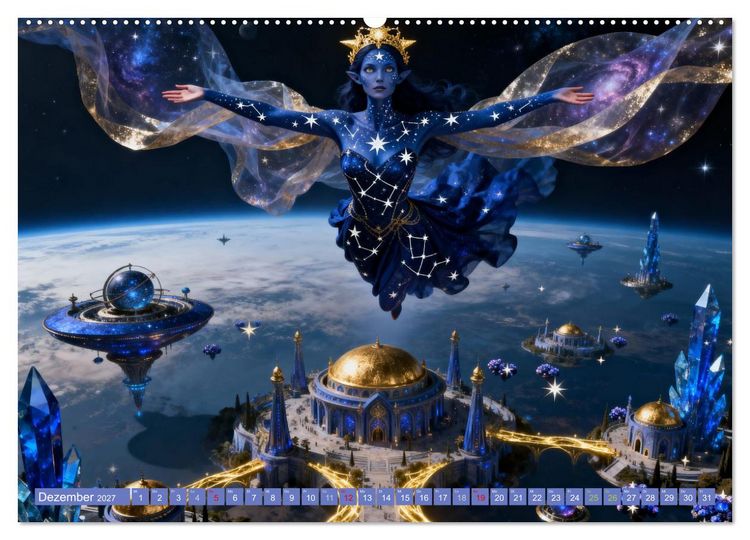 Produktbild: K&ouml;niginnen des Spektrums (Wandkalender 2027 DIN A2 quer), CALVENDO Monatskalender