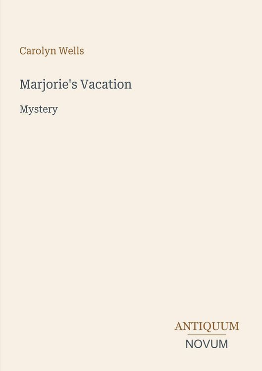 Produktbild: Marjorie's Vacation