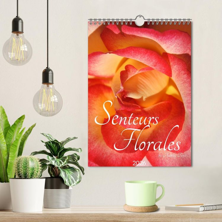 Produktbild: Senteurs florales (Calendrier mural 2026 DIN A4 horizontal), CALVENDO calendrier mensuel
