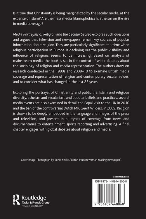 Produktbild: Media Portrayals of Religion and the Secular Sacred
