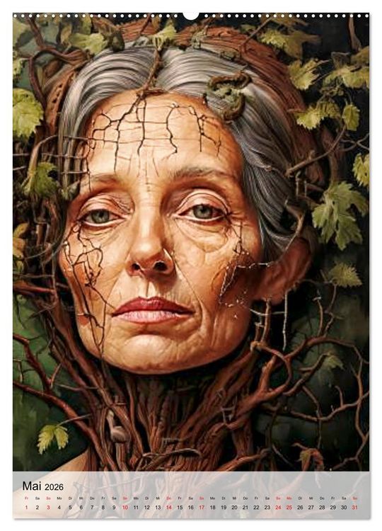 Produktbild: Das Gesicht der B&auml;ume (hochwertiger Premium Wandkalender 2026 DIN A2 hoch), Kunstdruck in Hochglanz