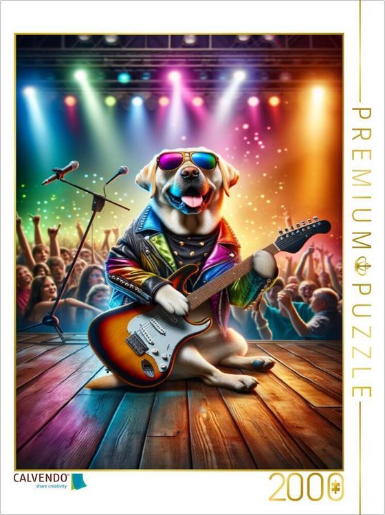 Produktbild: CALVENDO Puzzle Popstar | 2000 Teile Lege-Gr&ouml;&szlig;e 90x67cm Foto-Puzzle f&uuml;r gl&uuml;ckliche Stunden