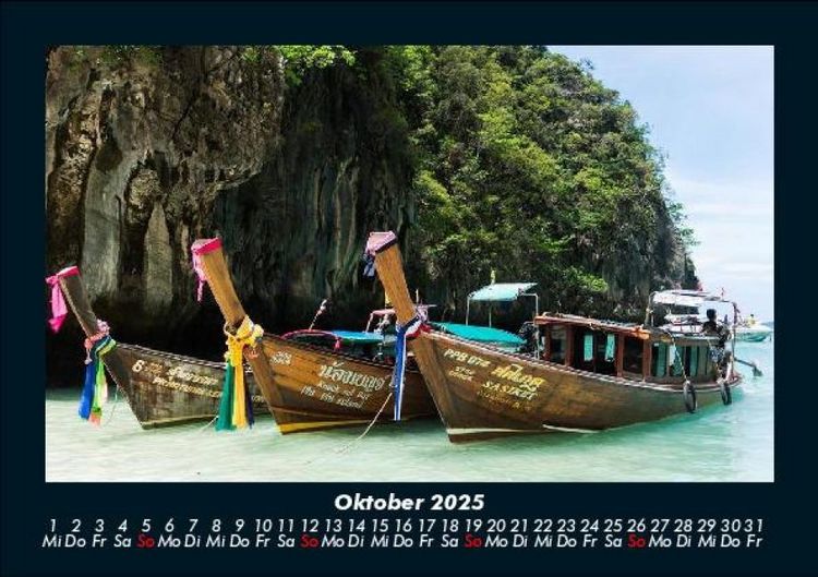Produktbild: Boote 2025 Fotokalender DIN A5