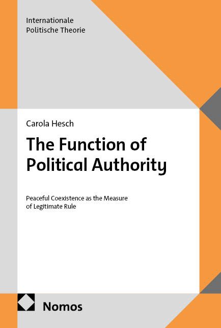 Produktbild: The Function of Political Authority