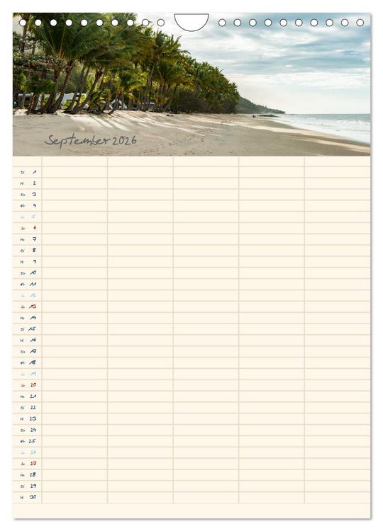 Produktbild: Mit Blick auf's Meer (Wandkalender 2026 DIN A4 hoch), CALVENDO Monatskalender