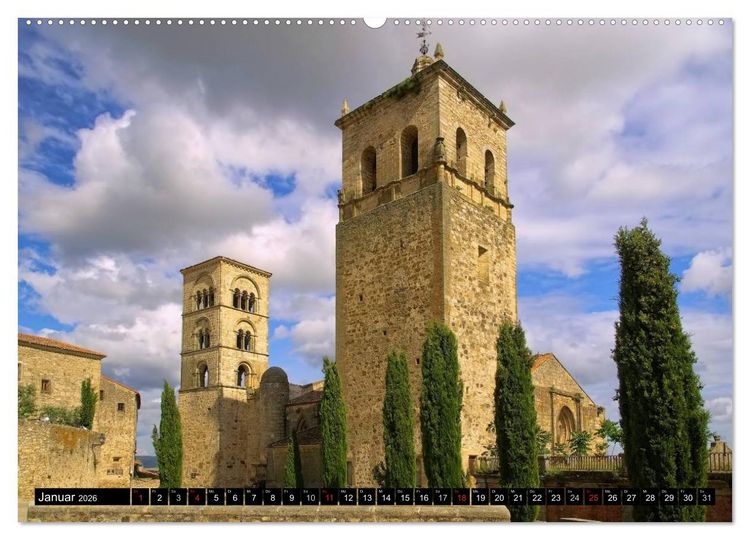 Produktbild: Extremadura - Unbekanntes Spanien (hochwertiger Premium Wandkalender 2026 DIN A2 quer), Kunstdruck in Hochglanz