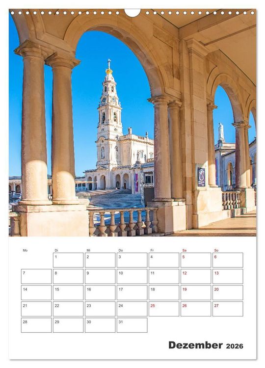 Produktbild: Portugal - ein Traumreiseziel (Wandkalender 2026 DIN A3 hoch), CALVENDO Monatskalender