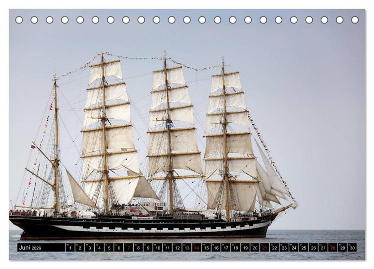 Produktbild: Hanse Sail (Tischkalender 2026 DIN A5 quer), CALVENDO Monatskalender