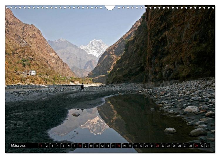 Produktbild: Nepal - Jomsom Trek (Wandkalender 2026 DIN A3 quer), CALVENDO Monatskalender