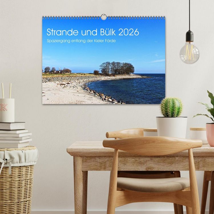 Produktbild: Strande und B&uuml;lk 2026 (Wandkalender 2026 DIN A3 quer), CALVENDO Monatskalender