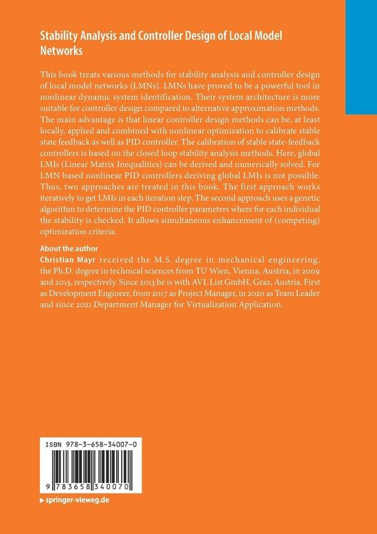 Produktbild: Stability Analysis and Controller Design of Local Model Networks