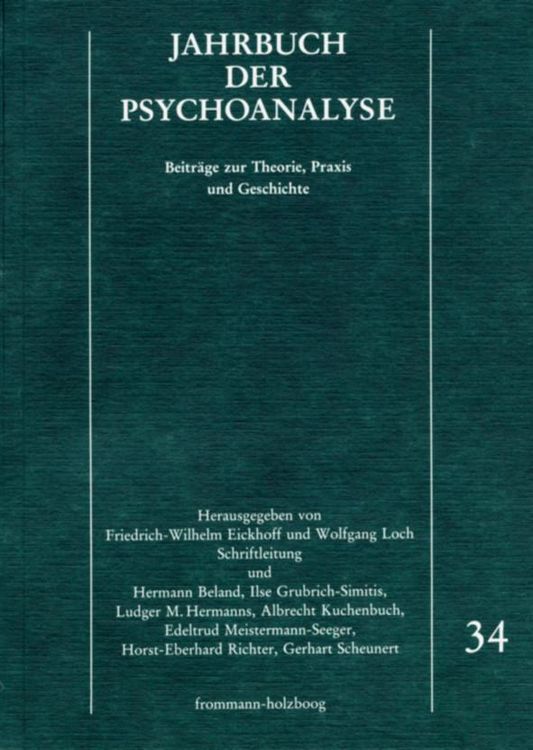 Produktbild: Jahrbuch der Psychoanalyse / Band 34