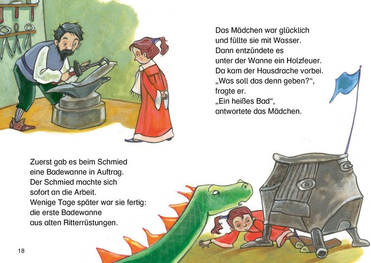 Produktbild: 7-Minuten-Geschichten zum Lesenlernen - Im Land der Drachen