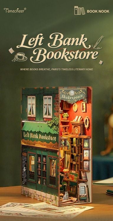 Produktbild: Booknook Left Bank Bookstore