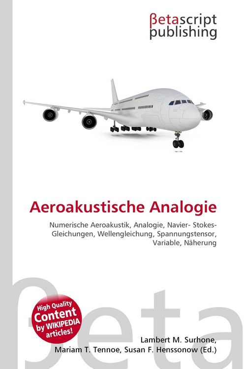 Produktbild: Aeroakustische Analogie