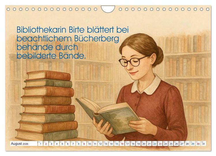 Produktbild: Zackige Zungenbrecher (Wandkalender 2026 DIN A4 quer), CALVENDO Monatskalender