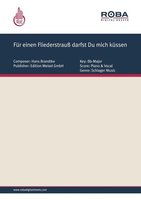 Produktbild: F&uuml;r einen Fliederstrau&szlig; darfst Du mich k&uuml;ssen