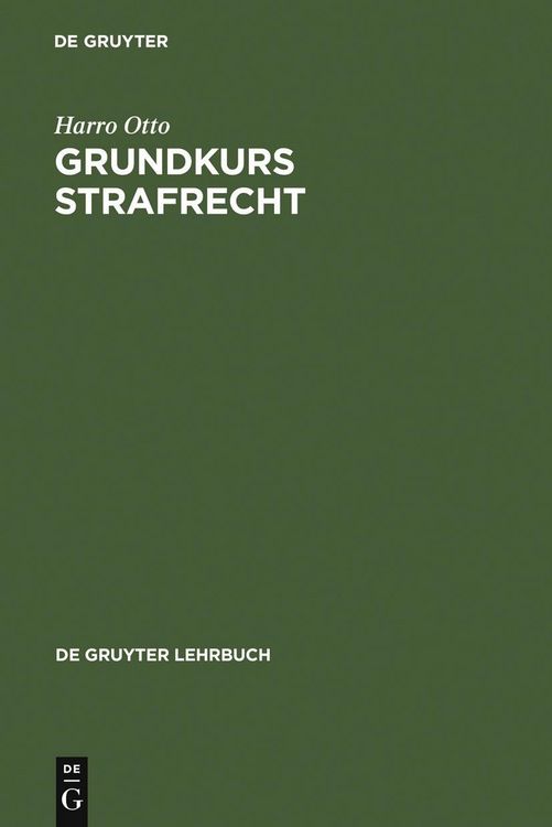 Produktbild: Grundkurs Strafrecht
