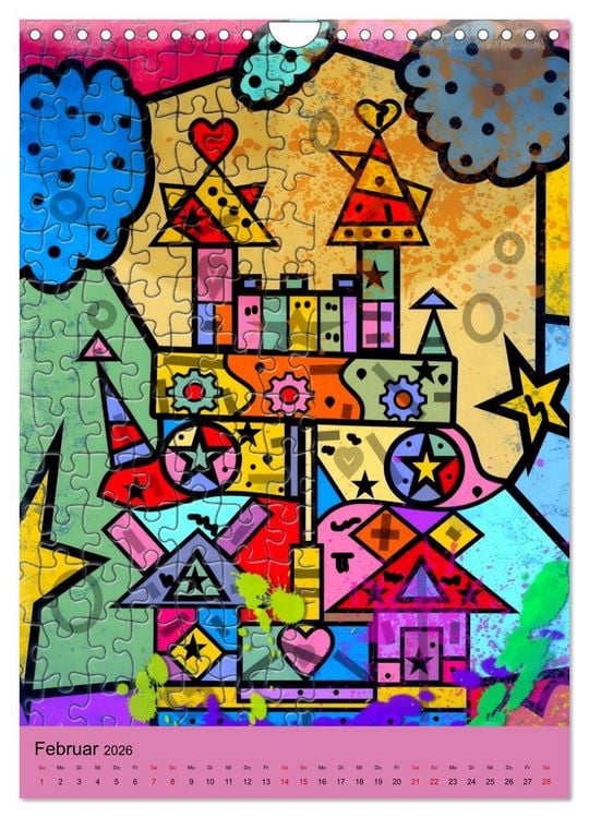 Produktbild: Puzzleteile (Wandkalender 2026 DIN A4 hoch), CALVENDO Monatskalender