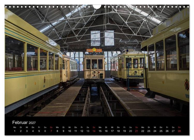 Produktbild: Kusttram Belgien (Wandkalender 2027 DIN A3 quer), CALVENDO Monatskalender