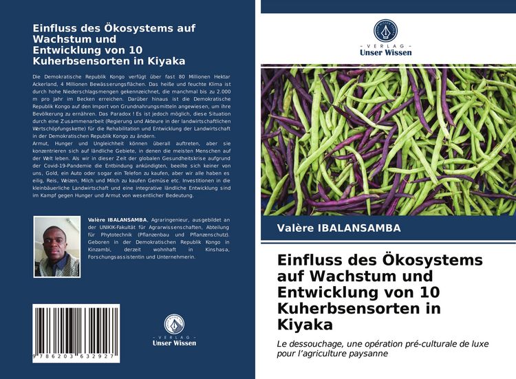 Produktbild: Einfluss des &Ouml;kosystems auf Wachstum und Entwicklung von 10 Kuherbsensorten in Kiyaka