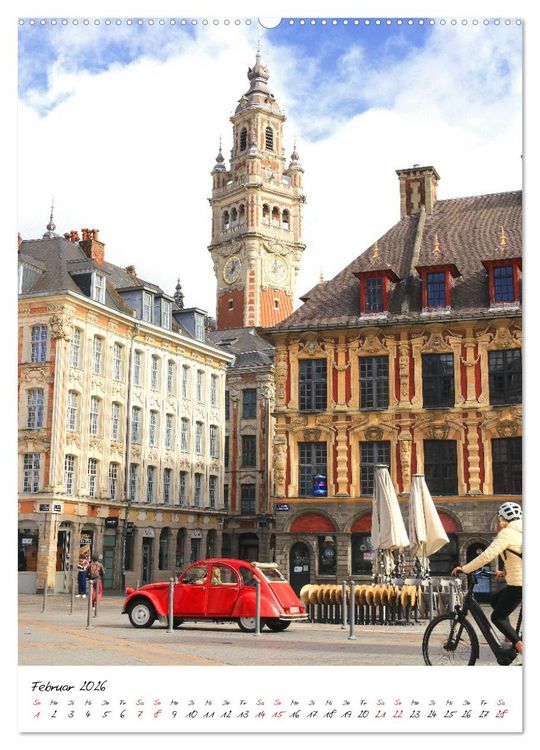 Produktbild: Lille - Faszinierende Metropole (Wandkalender 2026 DIN A2 hoch), CALVENDO Monatskalender