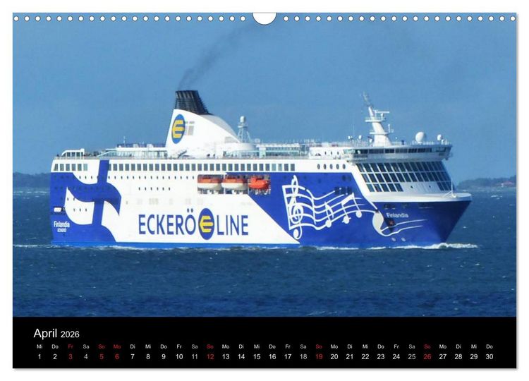Produktbild: Ostseef&auml;hren (Wandkalender 2026 DIN A3 quer), CALVENDO Monatskalender