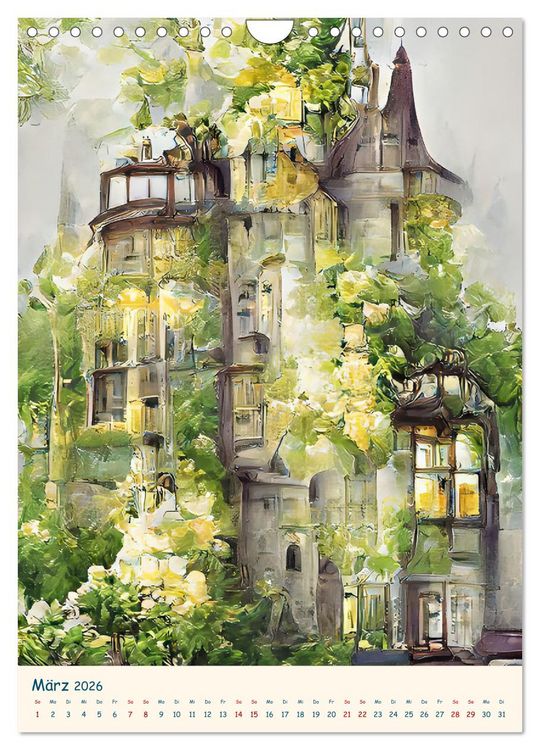 Produktbild: Colors of Dreams - AI-ART (Wandkalender 2026 DIN A4 hoch), CALVENDO Monatskalender