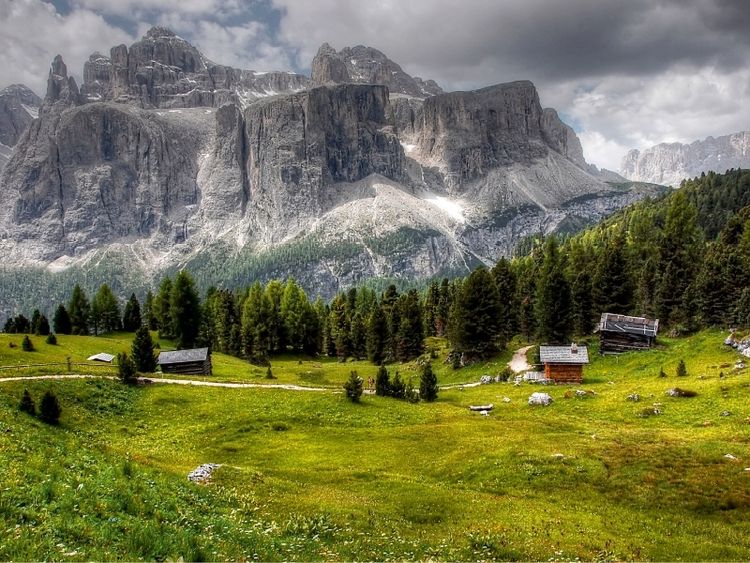Produktbild: CALVENDO Puzzle Sella Meisules - Gr&ouml;den Dolomiten | 1000 Teile Lege-Gr&ouml;&szlig;e 64x48cm Foto-Puzzle f&uuml;r gl&uuml;ckliche Stunden
