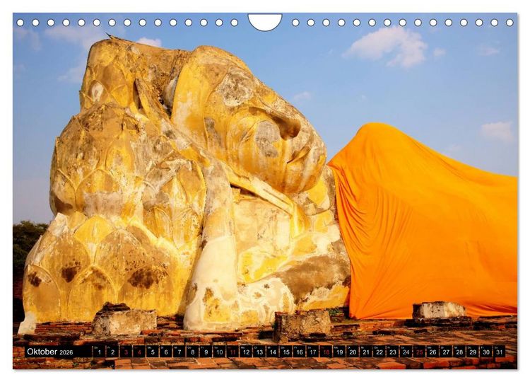 Produktbild: Ayutthaya - Thailands alte Hauptstadt (Wandkalender 2026 DIN A4 quer), CALVENDO Monatskalender