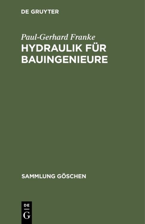 Produktbild: Hydraulik f&uuml;r Bauingenieure