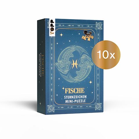 Produktbild: Sternzeichen Mini-Puzzle Fische