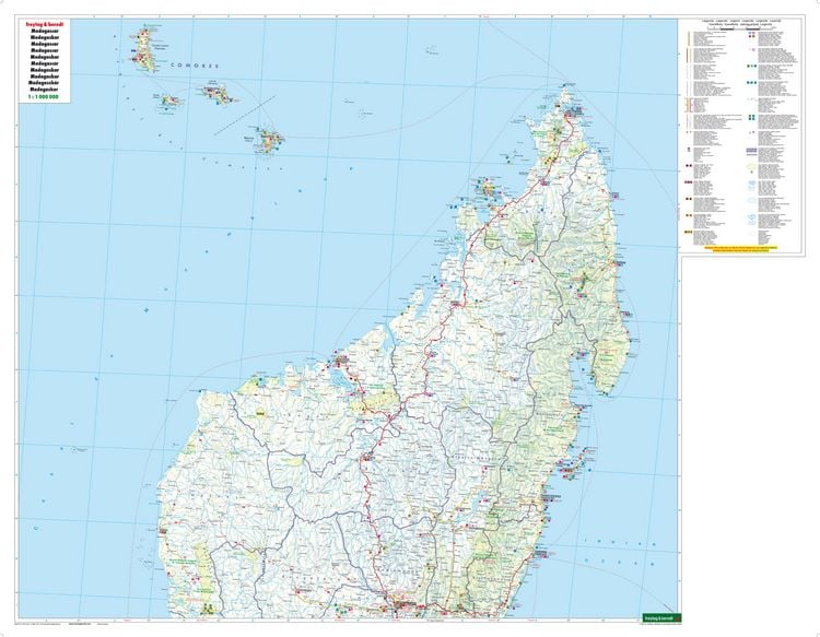 Produktbild: Madagaskar 1 : 1 000 000