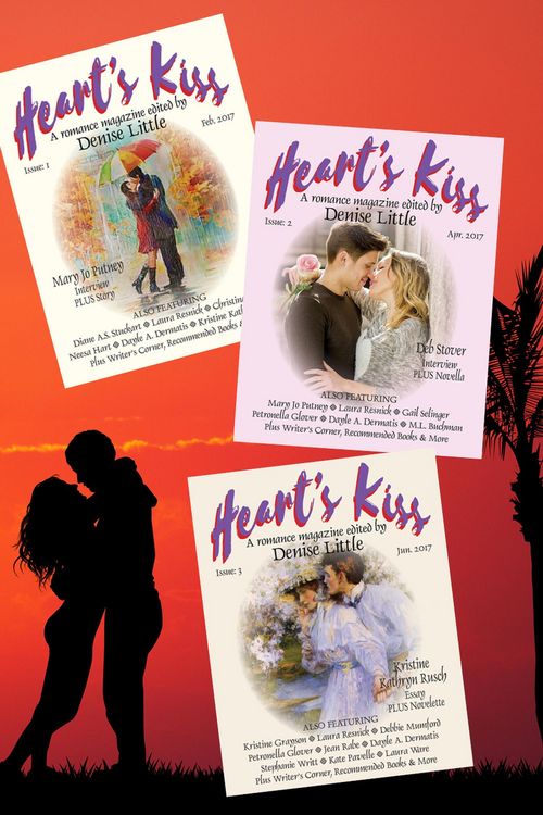 Produktbild: Heart's Kiss: A Romance Magazine - Omnibus Edition (Issues 1,2,3): Featuring Mary Jo Putney, Deb Stover, M.L. Buchman, Laura Resnick, Kristine Grayson
