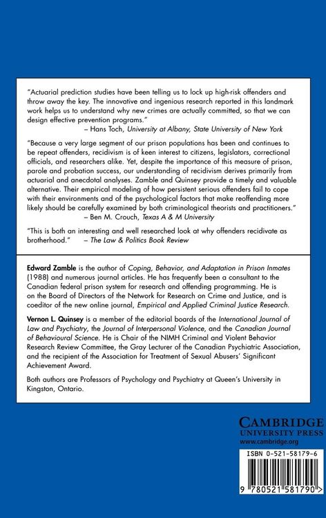 Produktbild: The Criminal Recidivism Process