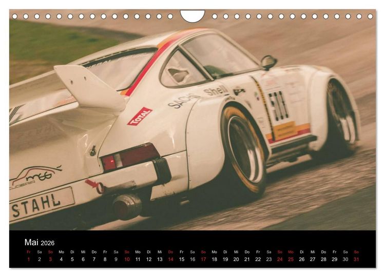Produktbild: Vintage Racing, historischer Motorsport (Wandkalender 2026 DIN A4 quer), CALVENDO Monatskalender