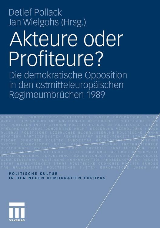 Produktbild: Akteure oder Profiteure?