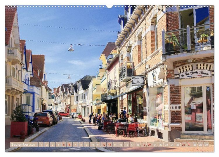 Produktbild: Le Touquet-Paris-Plage - Perle der franz&ouml;sischen Opalk&uuml;ste (hochwertiger Premium Wandkalender 2026 DIN A2 quer), Kunstdruck in Hochglanz